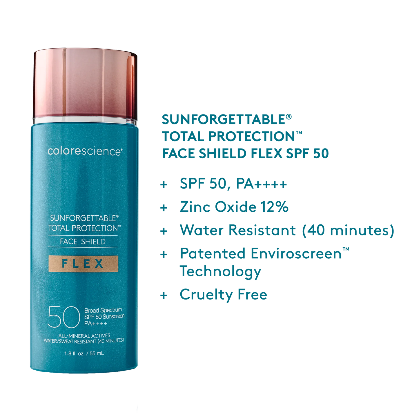 Sunforgettable® Total Protection® Face Shield Flex SPF 50 LIGHT