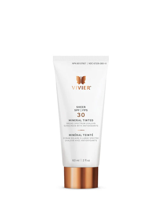 Vivier Sheer Mineral Tinted SPF30 60ml