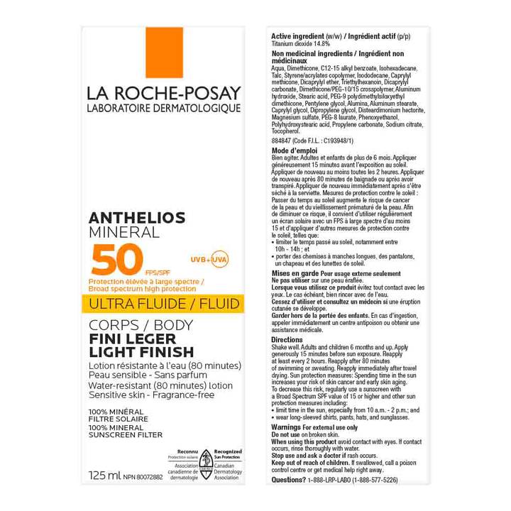 La Roche-Posay Anthelios Ultra-Fluid Body Tinted SPF 50